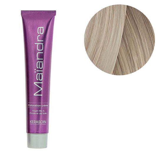 Coloration permanente Ma&iuml;andra 12.1 super &eacute;claircissant tr&egrave;s blond cendr&eacute;