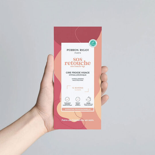 Bandes cire froide SOS Retouche visage,  Bandes cire froide SOS Retouche visage