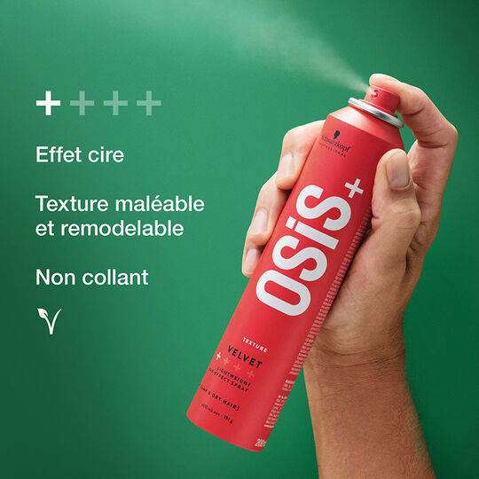 Spray léger effet cire Velvet Osis+