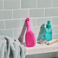 Brosse d&eacute;m&ecirc;lante mini Ultimate Detangler runway pink