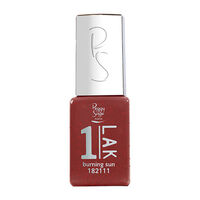 1-LAK vernis semi-permanent 3 en 1 burning sun