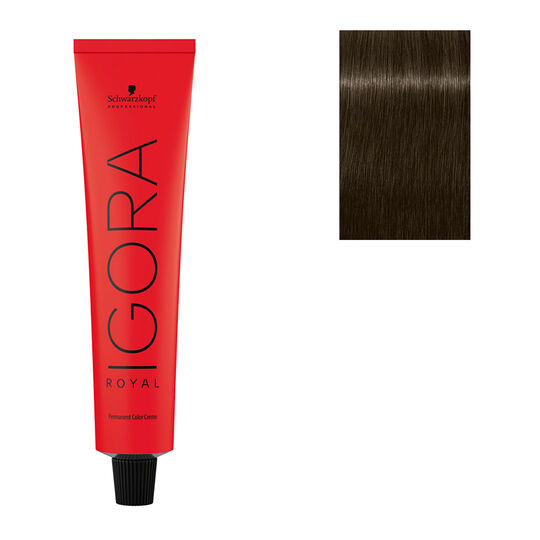 Coloration permanente Igora Royal 6-16 blond foncé cendré chocolat