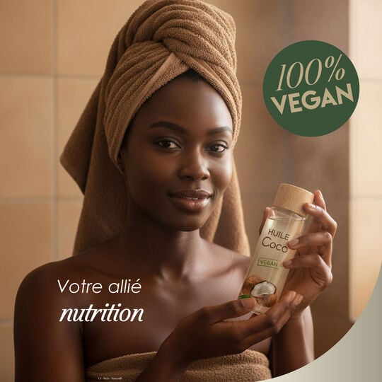Huile de coco non parfum&eacute;e