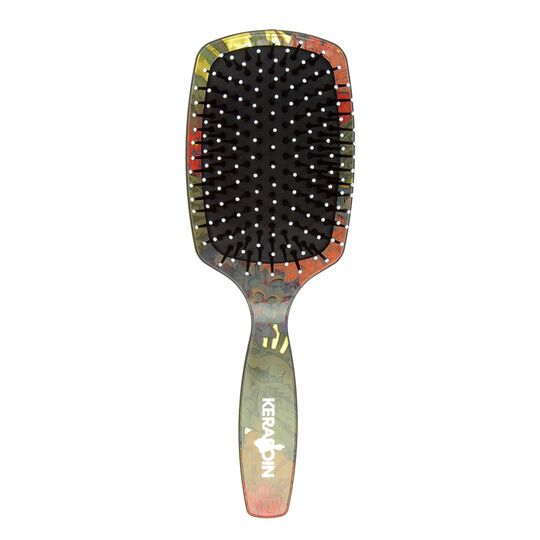 Brosse Paddle &agrave; fleurs