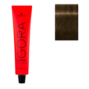 Coloration permanente Igora Royal 6.63 blond foncé chocolat mat