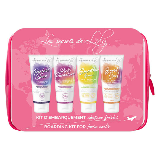 Kit d'embarquement cheveux frisés