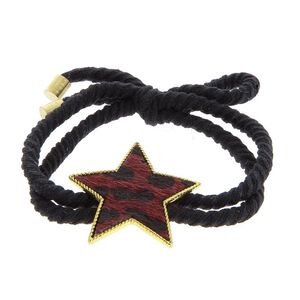 Elastique étoile léopard,  Elastique étoile léopard