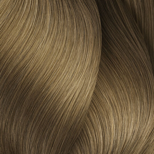 Coloration cr&egrave;me de beaut&eacute; Majirel 8.31 blond clair dor&eacute; cendr&eacute;
