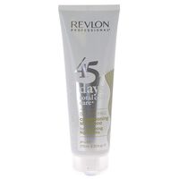 2 en 1 Shampooing et soin cheveux color&eacute;s 45 Days cendr&eacute; stunning highlights