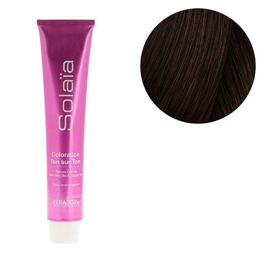 Coloration ton sur ton Sola&iuml;a 4.77 ch&acirc;tain marron intense