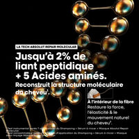 Masque professionnel concentré Absolut Repair Molecular 500ml,  Masque professionnel concentré Absolut Repair Molecular 500ml