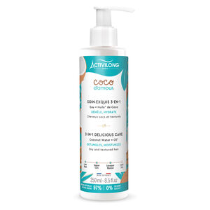 Soin exquis 3-en-1 cheveux secs et texturés Coco d'amour,  Soin exquis 3-en-1 cheveux secs et texturés Coco d'amour