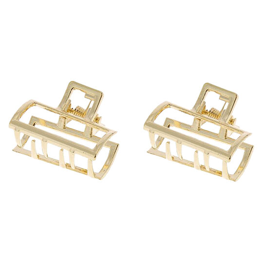 Mini pinces m&eacute;tal dor&eacute;es