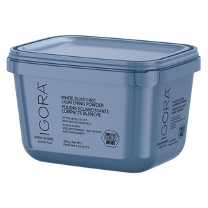Poudre &eacute;claircissante compacte blanche Igora Vario Blond Super +
