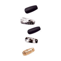 Faux ongles Voguish Fantasy fantasy tie dye taille long