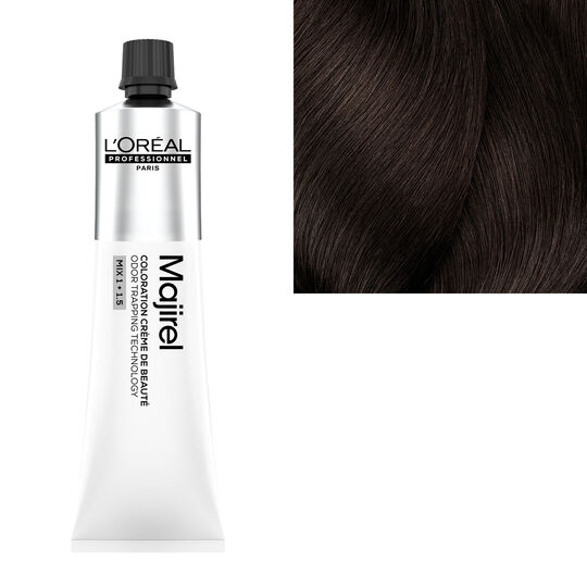 Coloration cr&egrave;me de beaut&eacute; Majirel 4.35 ch&acirc;tain dor&eacute; acajou