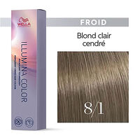 Illumina color 8/1 blond clair cendr&eacute;