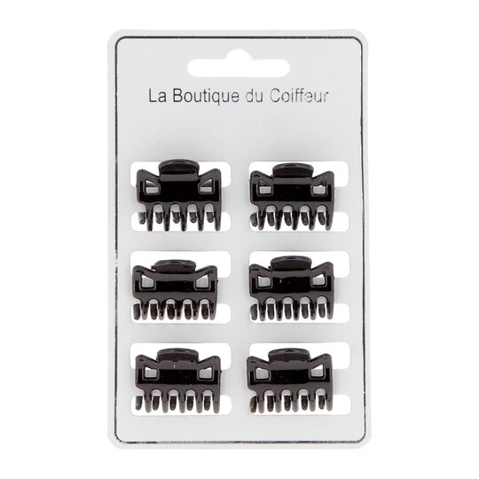 Petites pinces croco noir,  Petites pinces croco noir