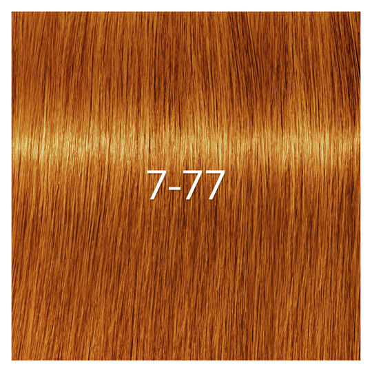 Coloration Igora Zero Amm 7-77 blond cuivr&eacute; extra
