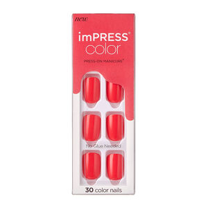 Faux ongles impress color corally crazy,  Faux ongles impress color corally crazy