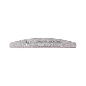 Lime &agrave; ongles 2 faces lavable demi-lune 100/100 zebra, pour ongles artificiels