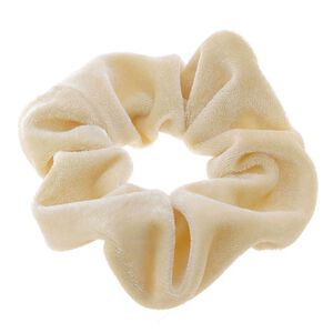 Chouchou velours beige,  Chouchou velours beige