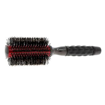 Brosse ronde à brushing sanglier et picots 28mm