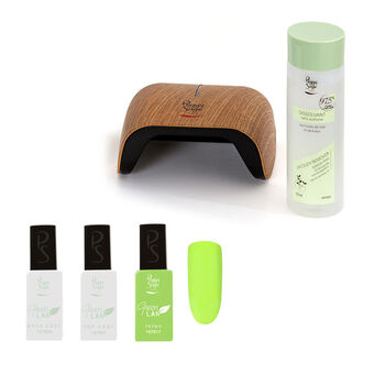Kit de vernis à ongles longue tenue Green Lak lotus