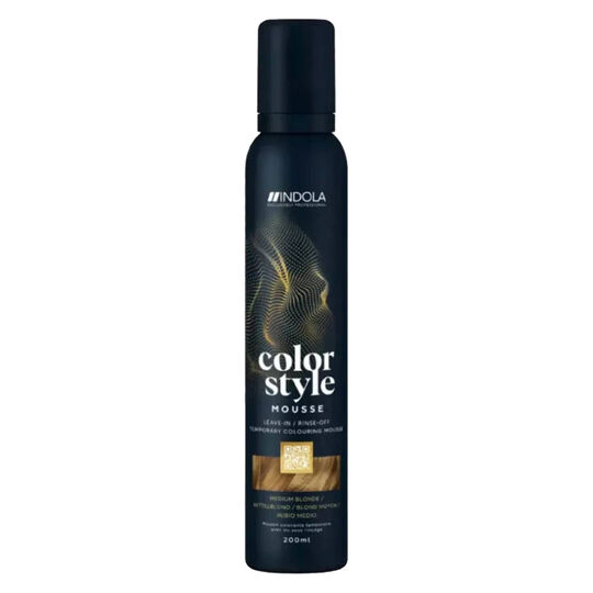 Mousse colorante blond moyen