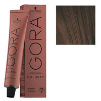 Coloration 10 minutes Igora Color10 5-68 ch&acirc;tain clair chocolat rouge
