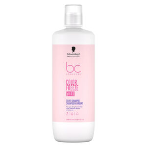 Shampooing argent pour cheveux gris et blancs BC Color Freeze Silver 1000ml