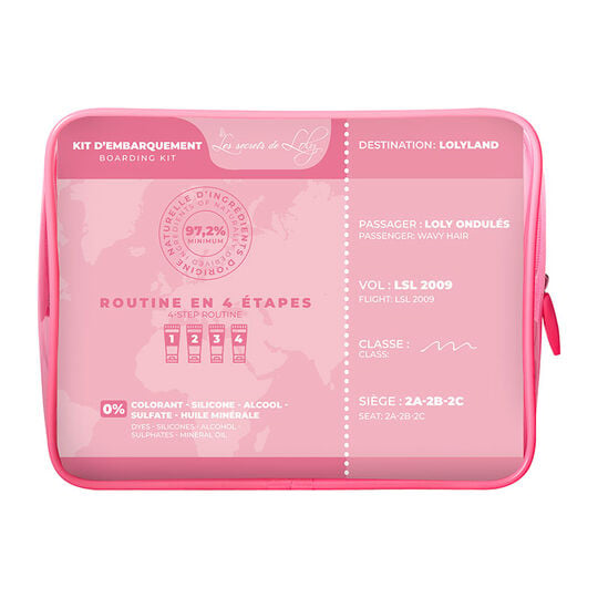 Kit d'embarquement pour cheveux ondul&eacute;s