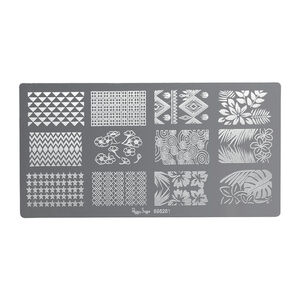 Plaque de stamping nail art 1