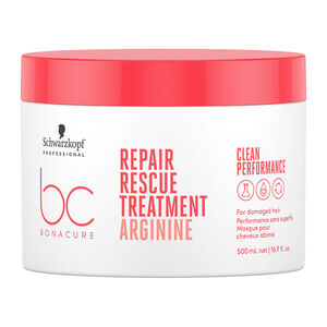 Masque réparateur pour cheveux abîmés BC Repair Rescue 500ml,  Masque réparateur pour cheveux abîmés BC Repair Rescue 500ml