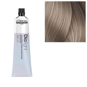 Coloration ton sur ton Dia light Hyaluronic 9.82 milkshake moka iris&eacute;