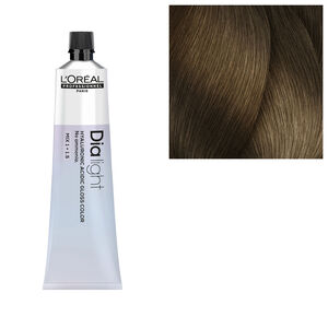 Coloration ton sur ton Dia light Hyaluronic 7.31 blond dor&eacute; cendr&eacute;