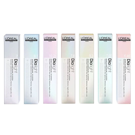 Coloration ton sur ton Dialight Acidic Gloss Color 5.12 châtain clair cendré irisé