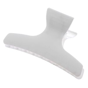 Pince croco simple blanche 9.5cm,  Pince croco simple blanche 9.5cm