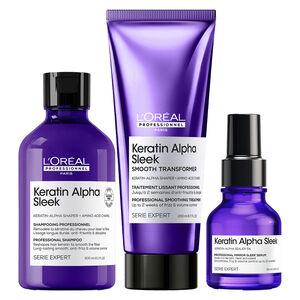 Routine lissante Keratin Alpha Sleek