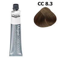 Coloration neutralisante Majirel Cool Cover 8.3 blond clair dor&eacute;