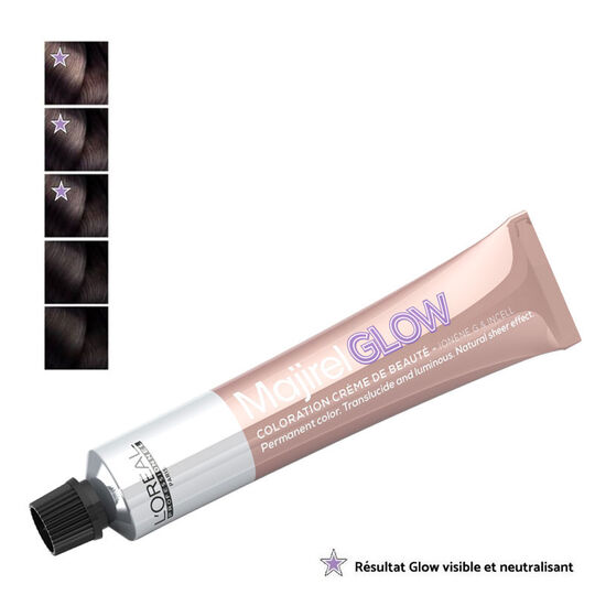 Coloration permanente translucite Majirel Glow D12