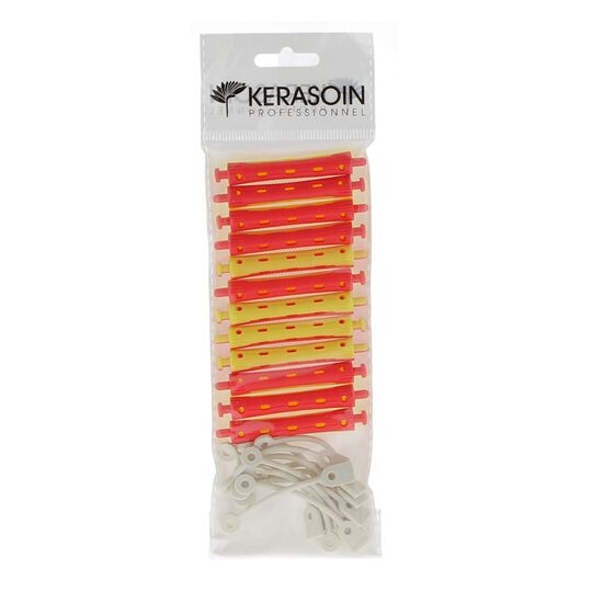 Lot de 12 bigoudis permanente courts 9mm