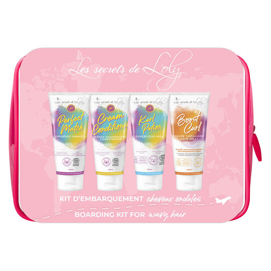 Kit d'embarquement cheveux ondul&eacute;s