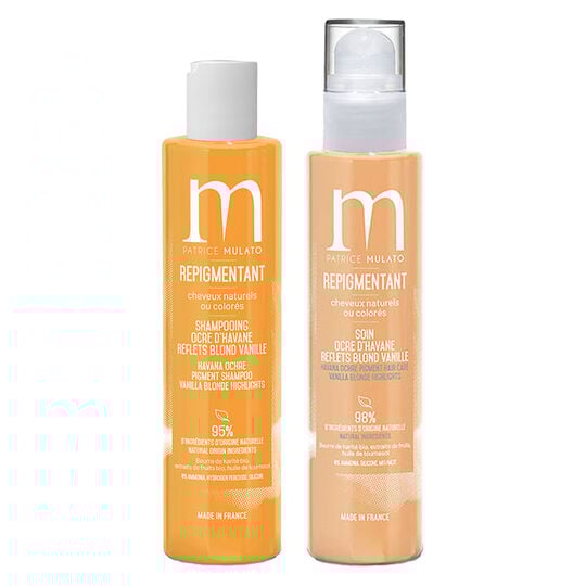 Rituel repigmentant shampooing + soin ocre d'havane