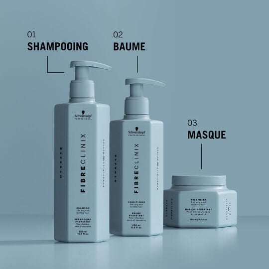 Shampooing hydratant Fibre Clinix