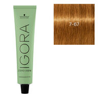 Coloration Igora Zero Amm 7-67 blond chocolat cuivr&eacute;