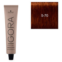 Coloration pour cheveux matures Igora Royal Absolutes 5-70