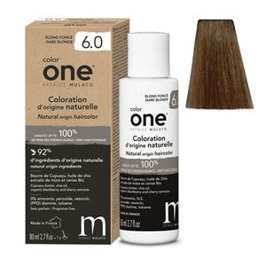 Coloration d'origine naturelle Color One 6.0 blond foncé,  Coloration d'origine naturelle Color One 6.0 blond foncé