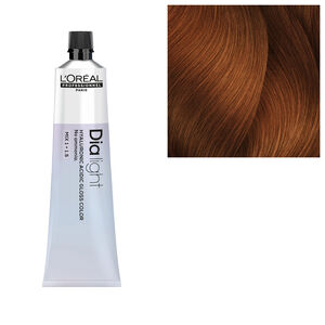 Coloration ton sur ton Dia light Hyaluronic 7.43 blond cuivr&eacute; dor&eacute;