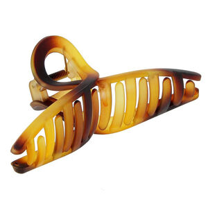 Pince croco plastique infini écaille,  Pince croco plastique infini écaille